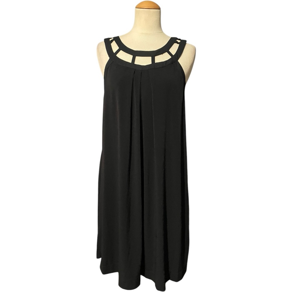 BCBGeneration Cage Swing Dress Mini Black Large